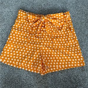 A New Day High Waisted Printed Tie Shorts